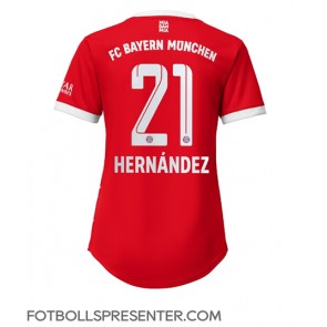 Bayern Munich Lucas Hernandez #21 Hemma Matchtröja Dam 2022-23 Kortärmad
